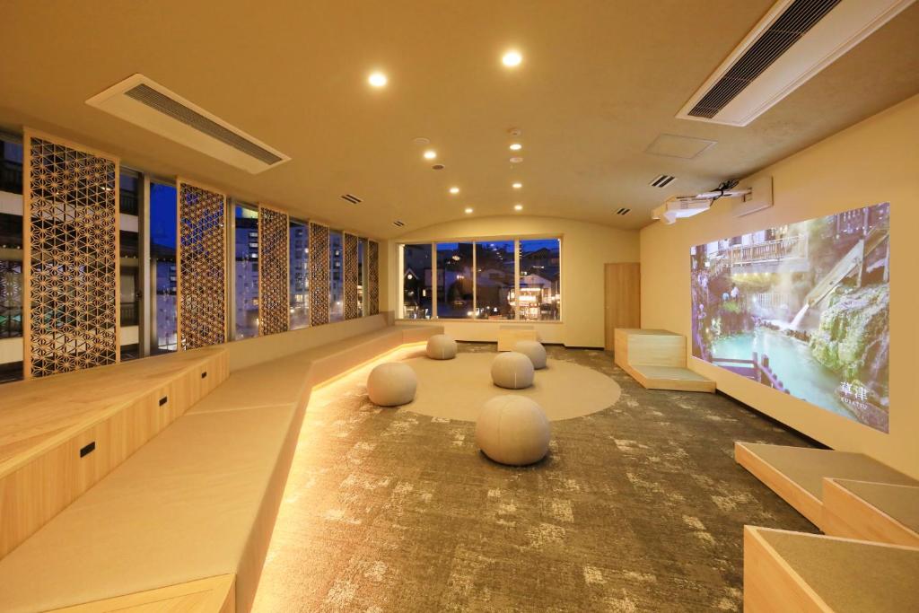 Kusatsu Onsen Hotel Ichii Modern Lounge