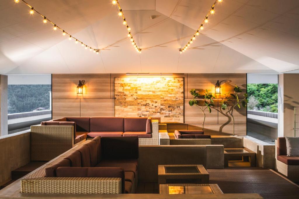 Kyushu Hotel Outdoor Lounge Area