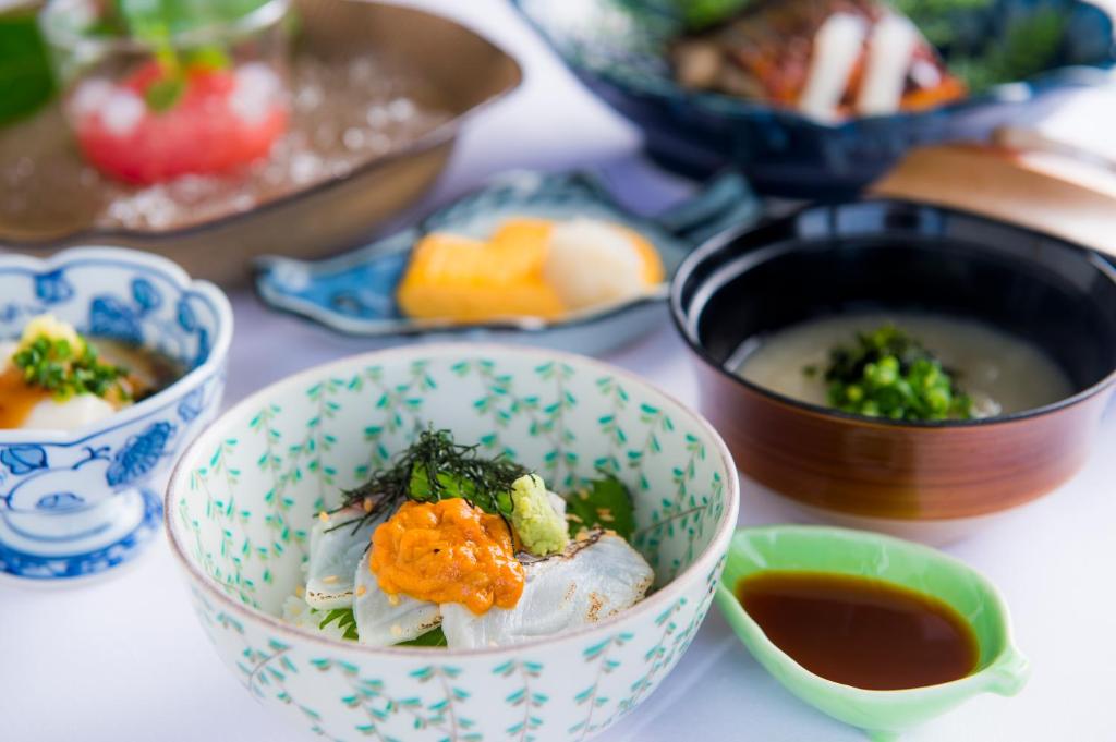 Kyushu Hotel Traditional Japanese Meal