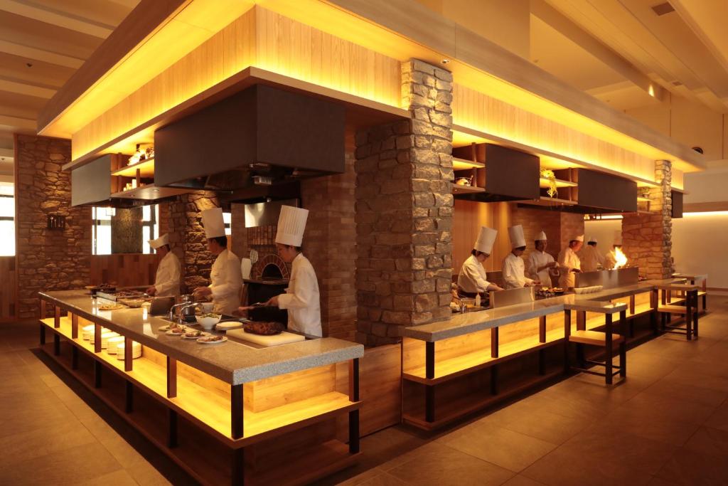 Minakami Hotel Juraku Chefs Cooking Station