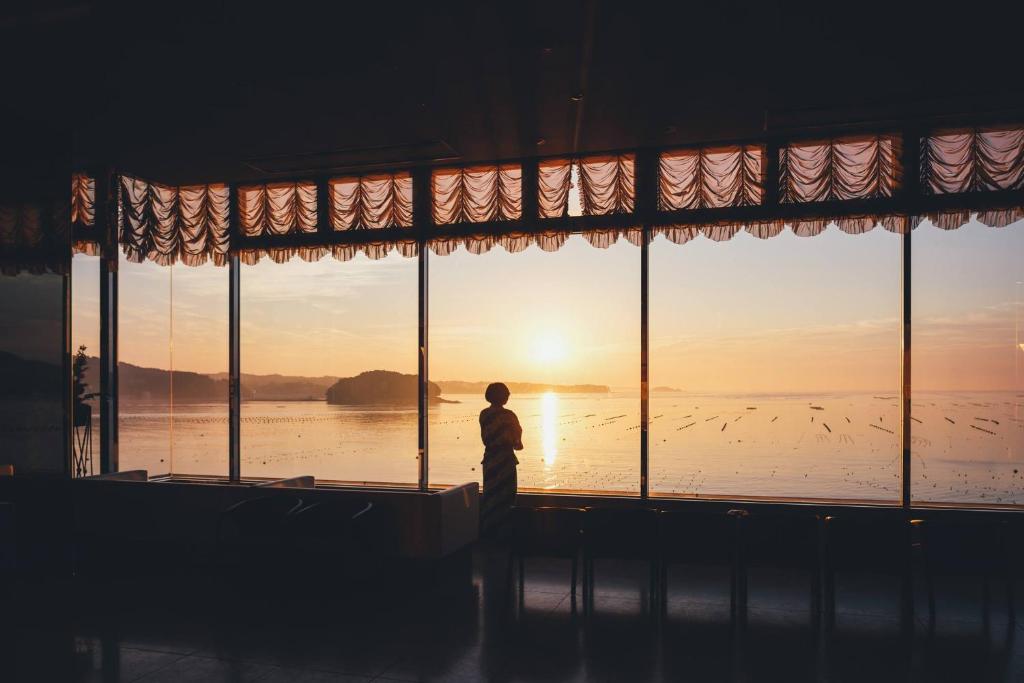 Minami Sanriku Hotel Kanyo Ocean View Sunset