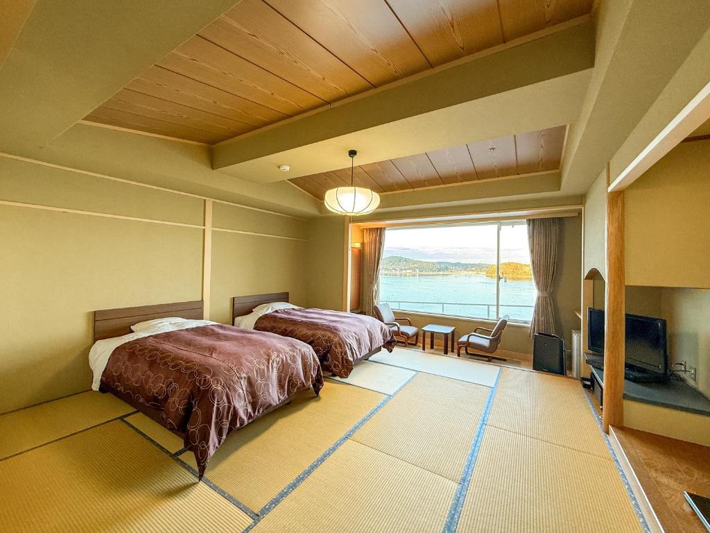 Minami Sanriku Hotel Kanyo Tatami Room Sea View