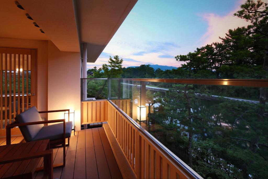 Monjusou Japanese Resort Balcony View