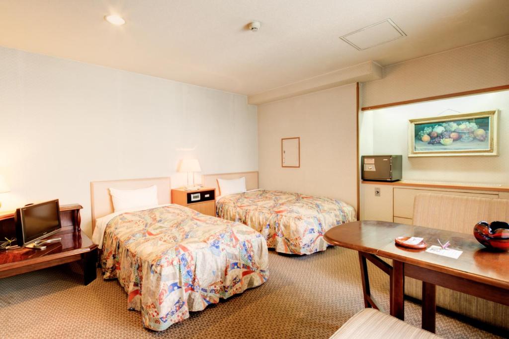 Nara Hakushikaso Twin Bed Room