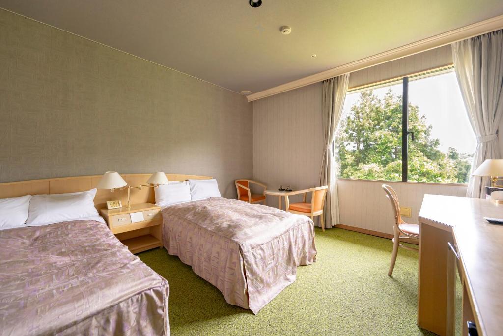 Oshu Akiu Onsen Rantei Twin Room