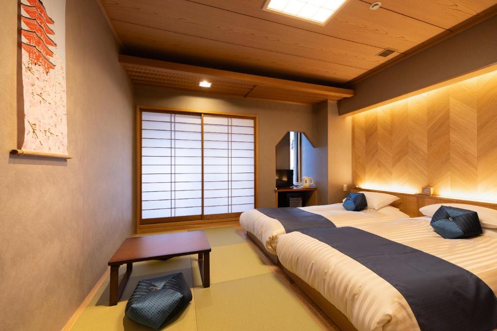 Ryokan Asakusa Shigetsu Tatami Room Beds
