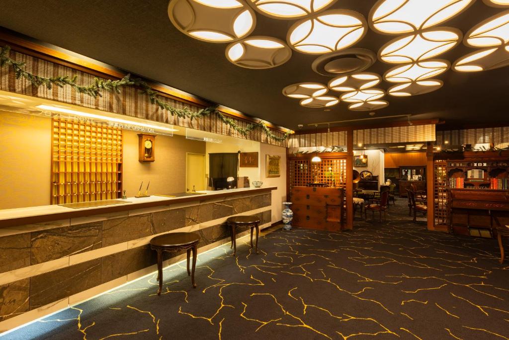 Takeo Onsen Taisho Romantic Inn Kyotoya Lobby Interior