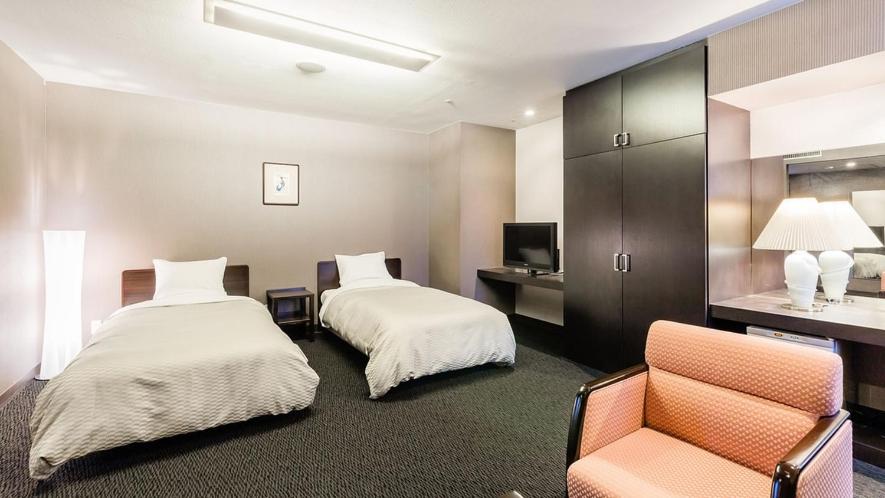 Yuda Onsen Yuuberu Hotel Matsumasa Twin Beds Modern Room