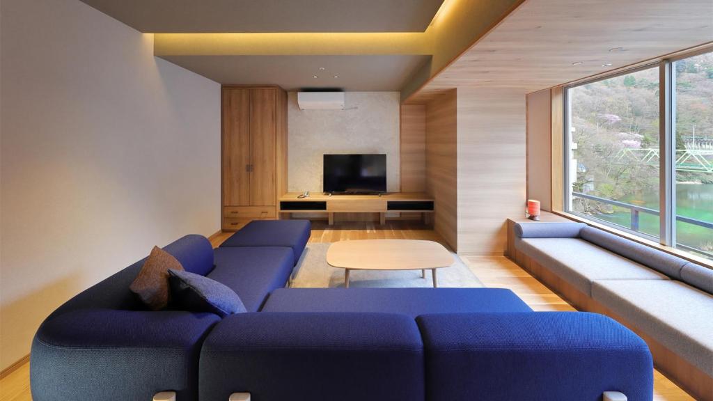 Yunomori Hotel Shidotaira Modern Living Room