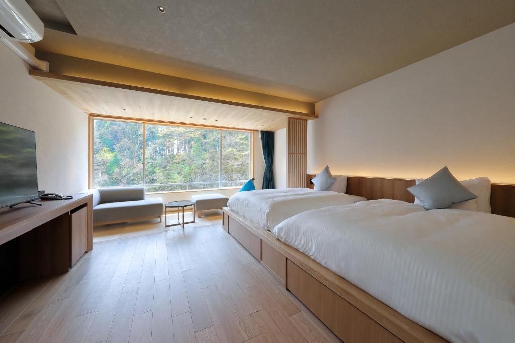 Yunomori Hotel Shidotaira Modern Twin Room
