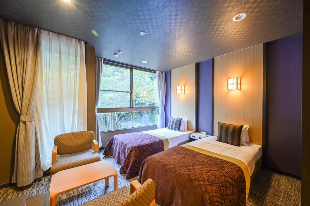 Hizenya Tsuetate Kanko Hotel Twin Bed Room