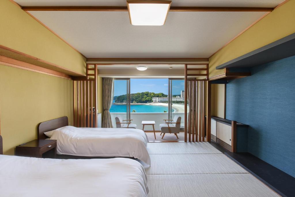 Hotel Sanrakuso Tatami Room Ocean View