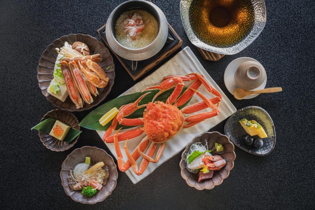 Kinosaki Onsen Shinzan Crab Dinner