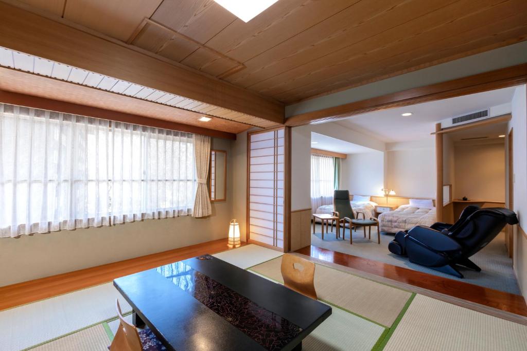 Noboribetsu Sekisuitei Tatami Room And Beds