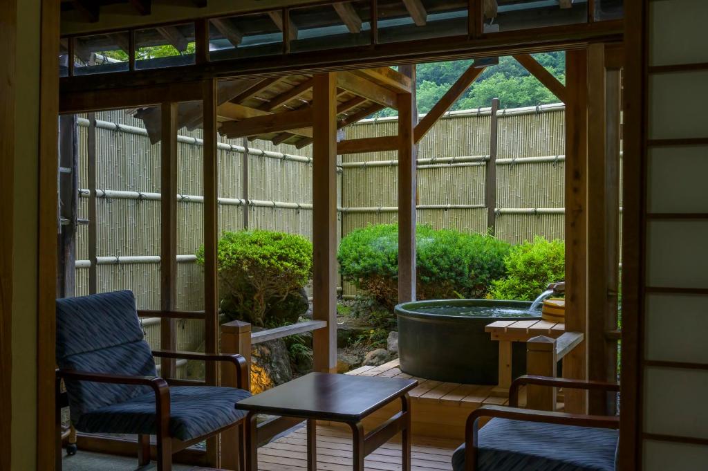 Ryokan Ohashi Private Onsen Patio