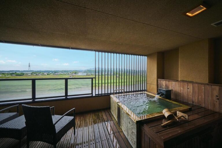 Seiryuso Yamaga Onsen Private Onsen View