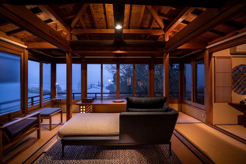 Sekitei Tatami Room Evening View