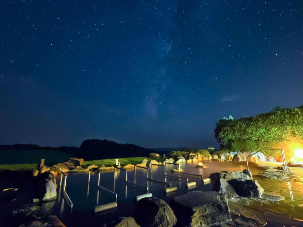 Senomoto Kogen Hotel Onsen Night Sky