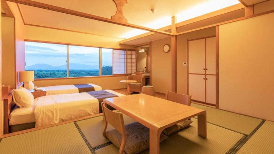 Senomoto Kogen Hotel Room Tatami Beds View