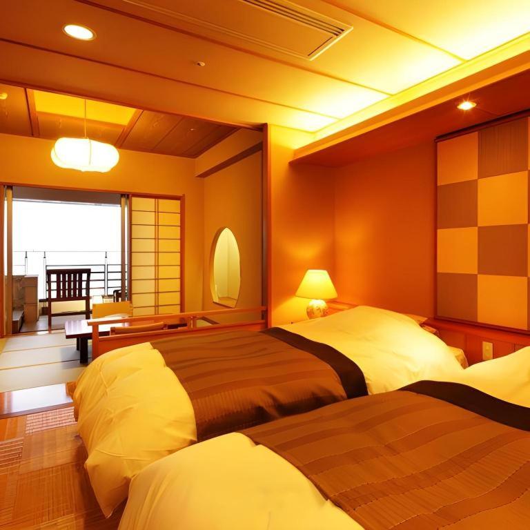 Shiratama No Yu Senkei Tatami Bedroom Balcony View