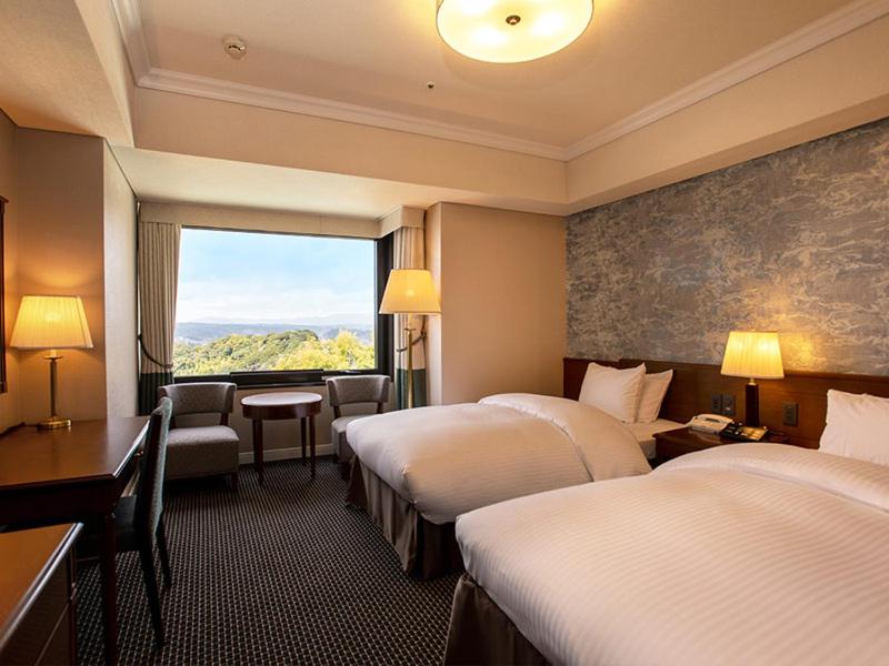 Shiroyama Hotel Kagoshima Twin Room View