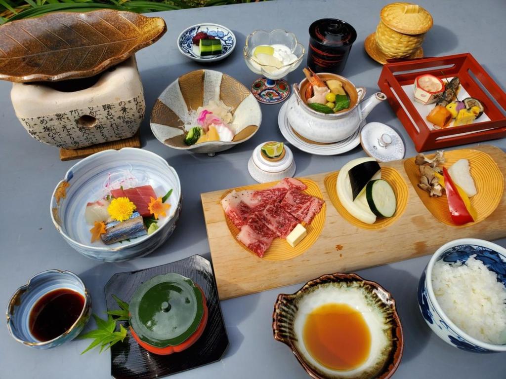 Takao Kanko Hotel Kaiseki Dishes