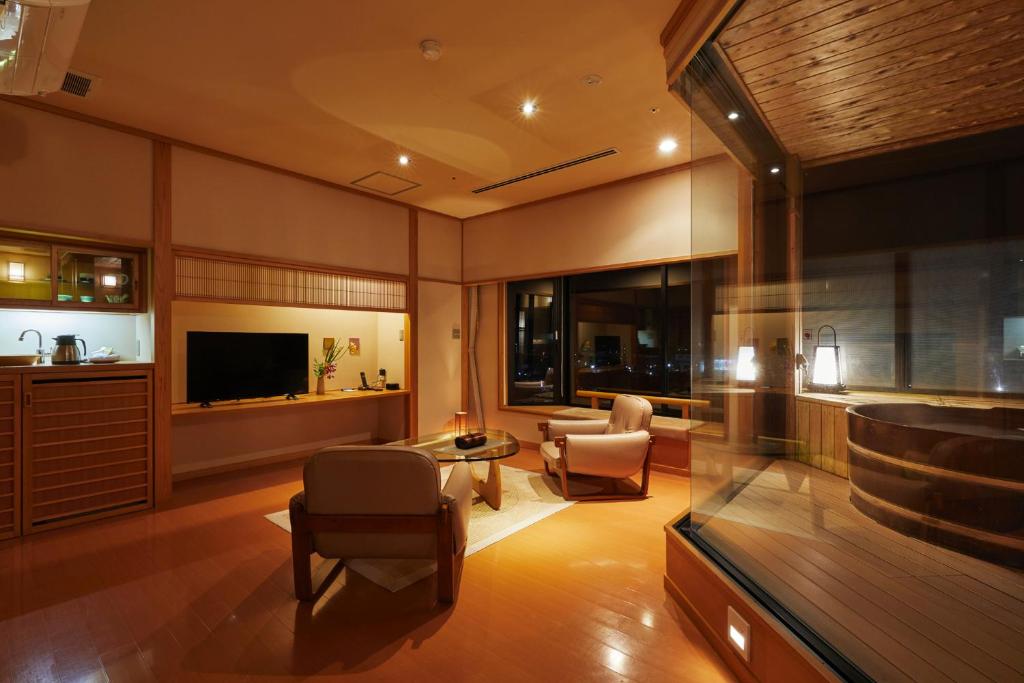 Takinoyu Hotel Onsen Room