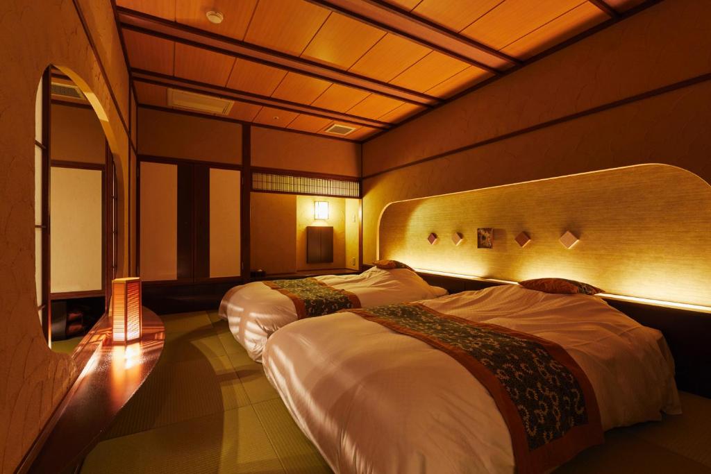 Takinoyu Hotel Tatami Room Twin Beds