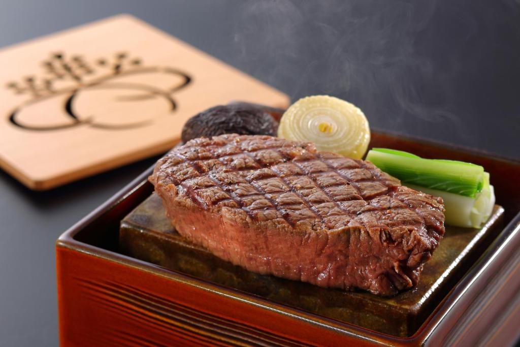 Tendo So Steak Served On Hot Stone