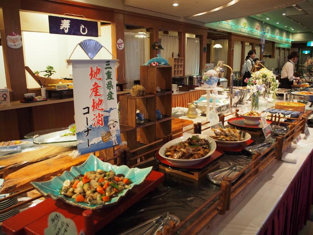 Toba Seaside Hotel Buffet Display