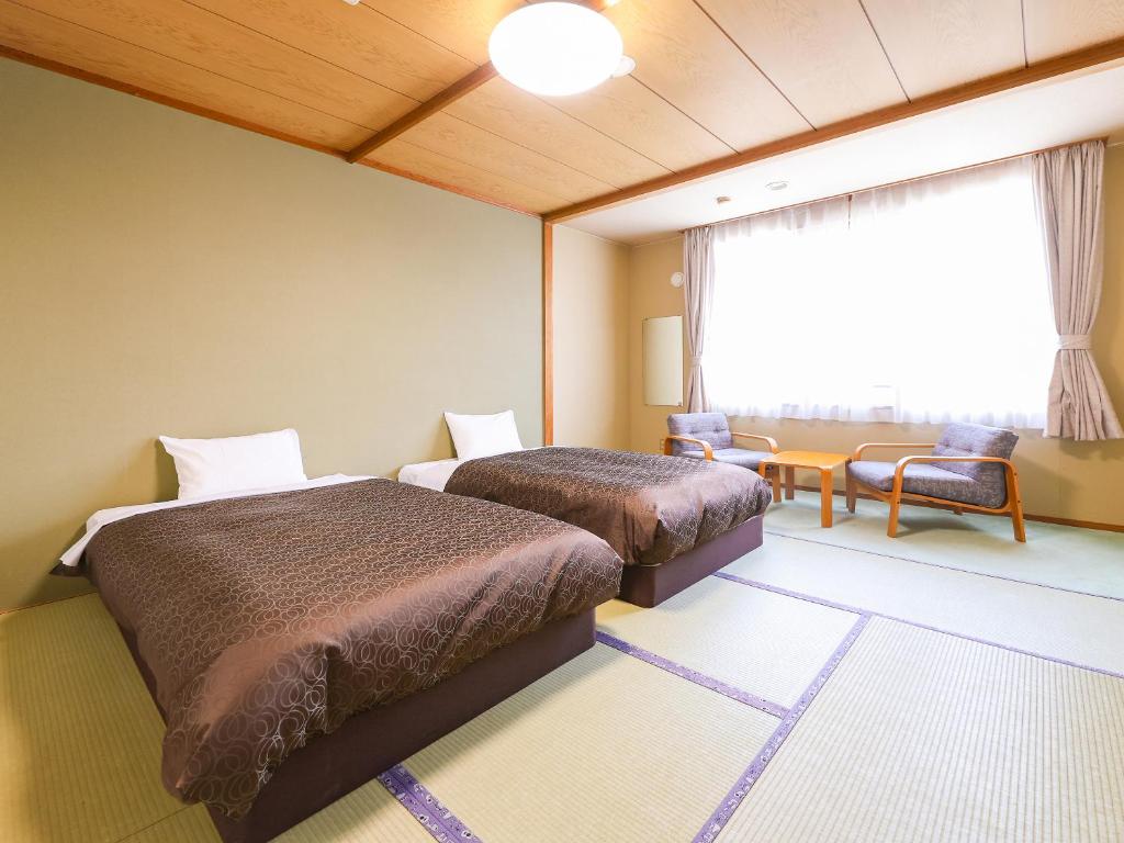 Tokachigawa Onsen Sasai Hotel Tatami Room Beds