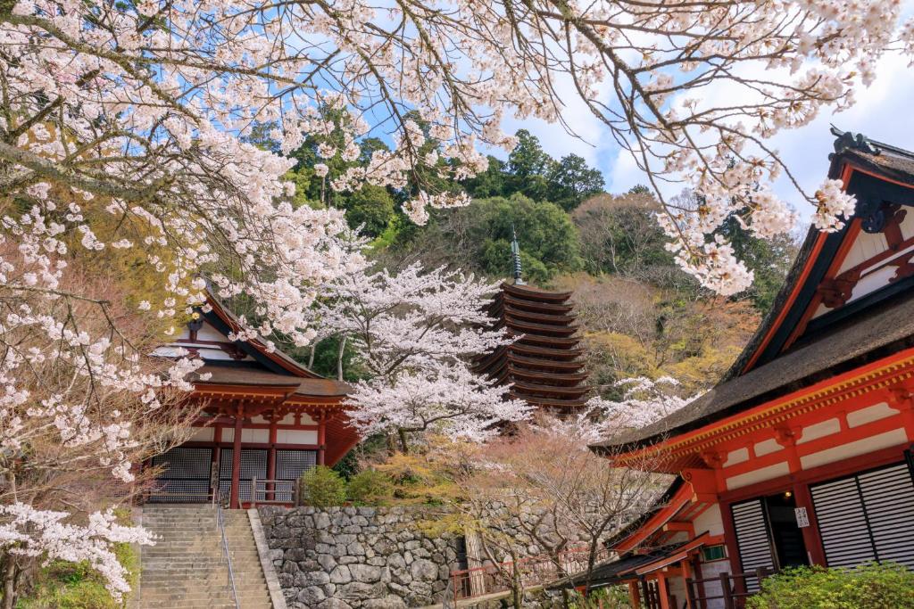 Tounomine Kanko Hotel Cherry Blossoms Pagoda