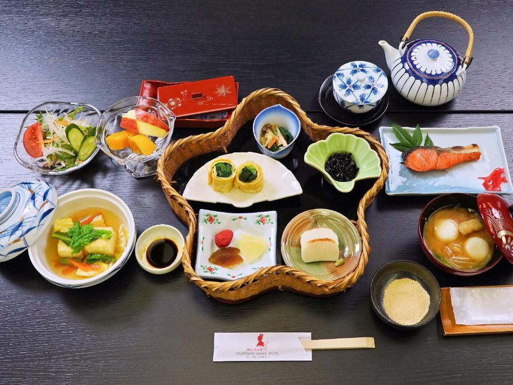 Tounomine Kanko Hotel Japanese Breakfast