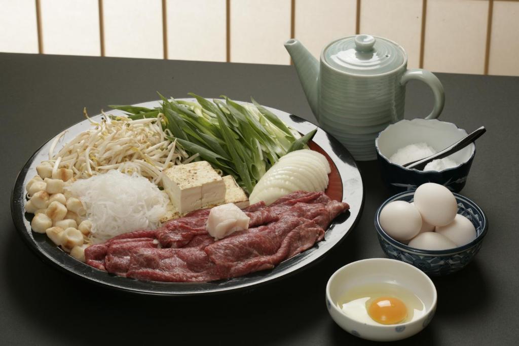 Towa Machiya Suite Japanese Hotpot Ingredients