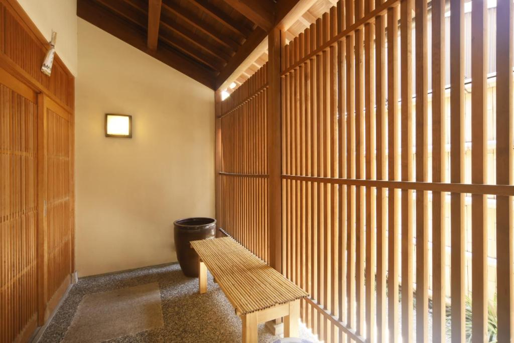 Towa Machiya Suite Wooden Hallway