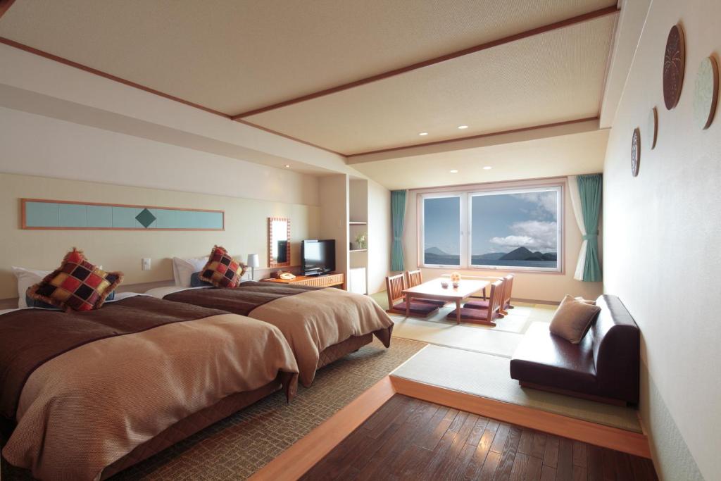 Toyakomanseikakuhotellakesideterrace Room View