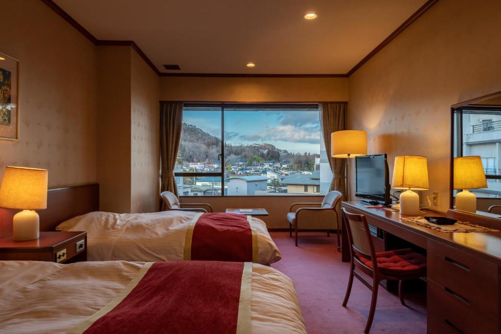 Tsukioka Hotel Twin Room View