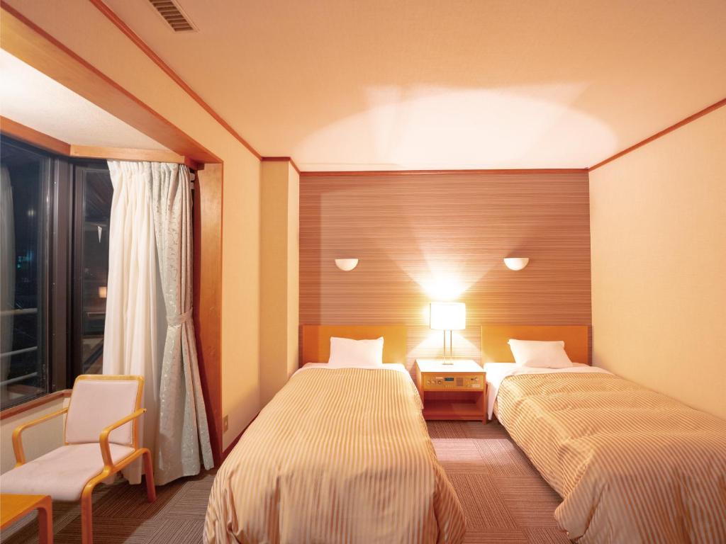 Villa Inawashiro Twin Bed Room