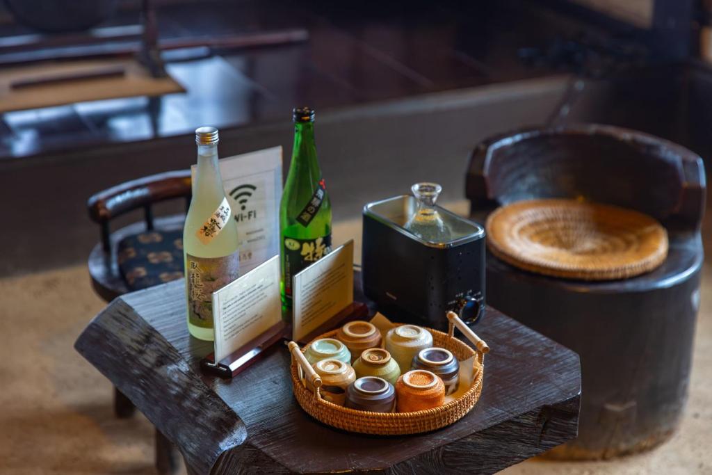 Wanosato Sake And Tea Setup