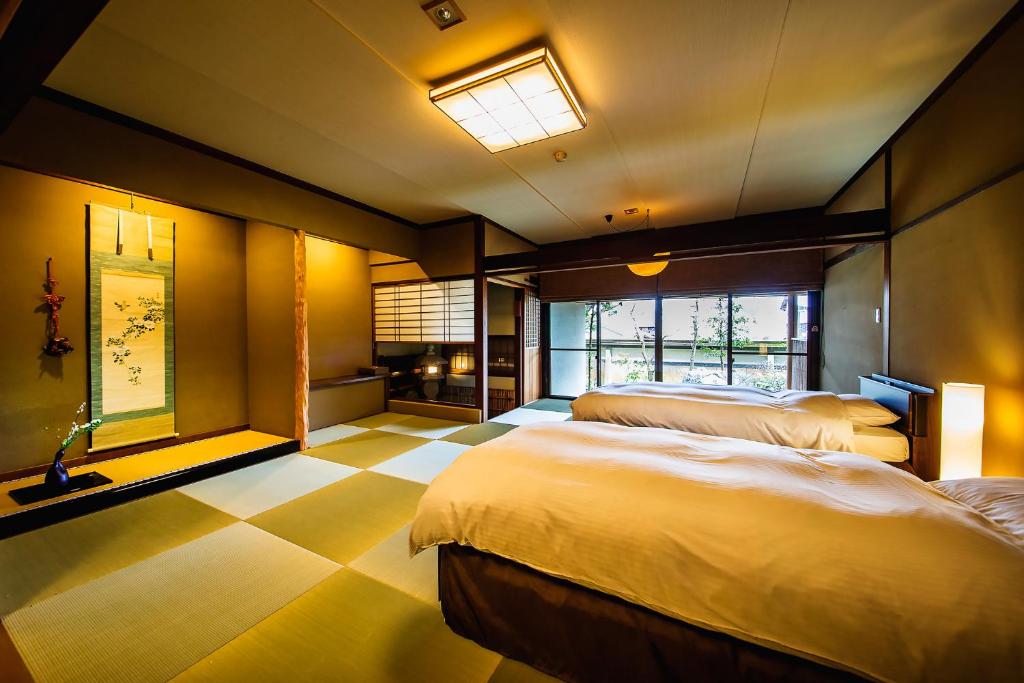 Yasui Ryokan Tatami Room Beds