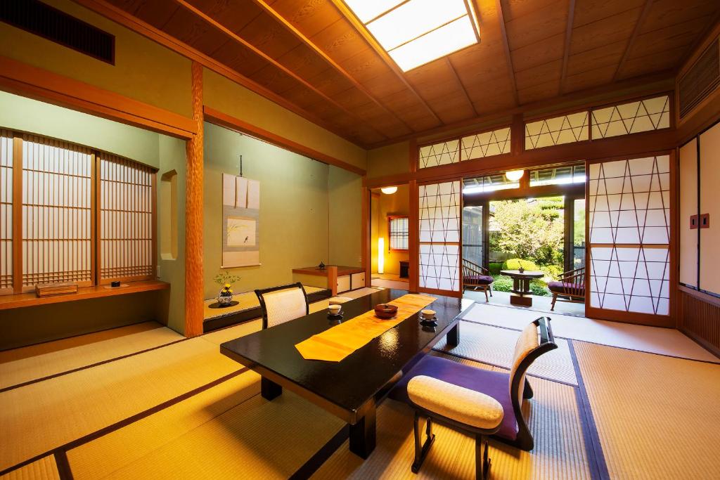 Yasui Ryokan Tatami Room Garden View