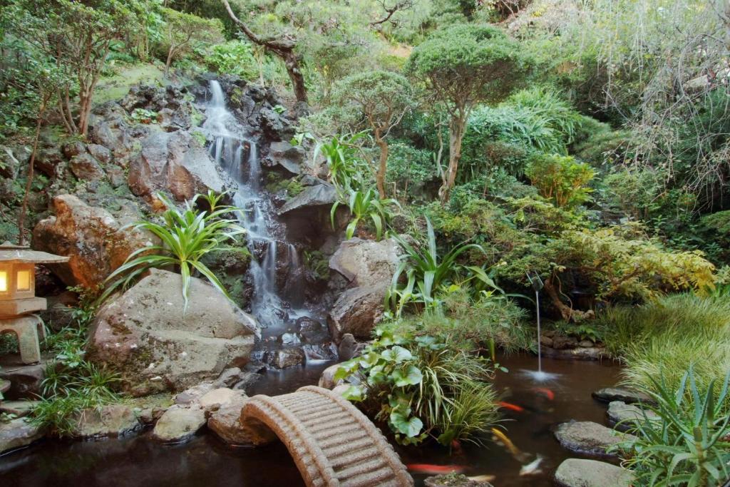 Yokikan Hotel Japanese Garden Waterfall