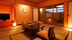 座卓と座椅子のある畳の部屋