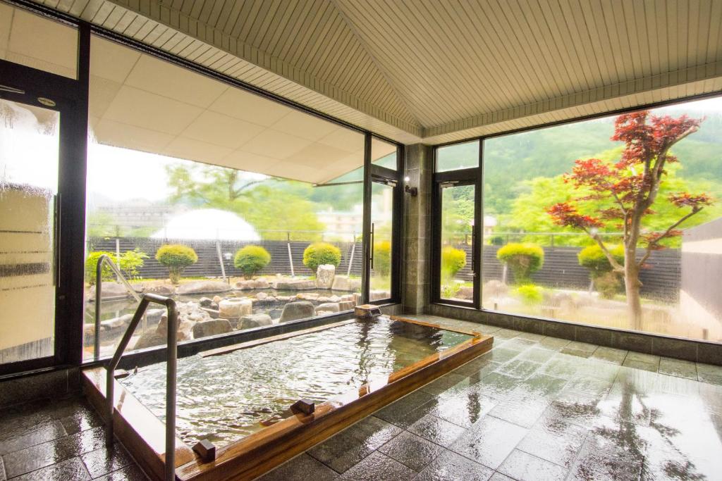 Akasawa Onsen Ryokan Indoor Onsen Bath