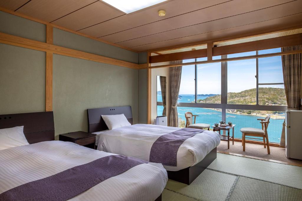 Ama No Shima Ryokan Ocean View Twin Room