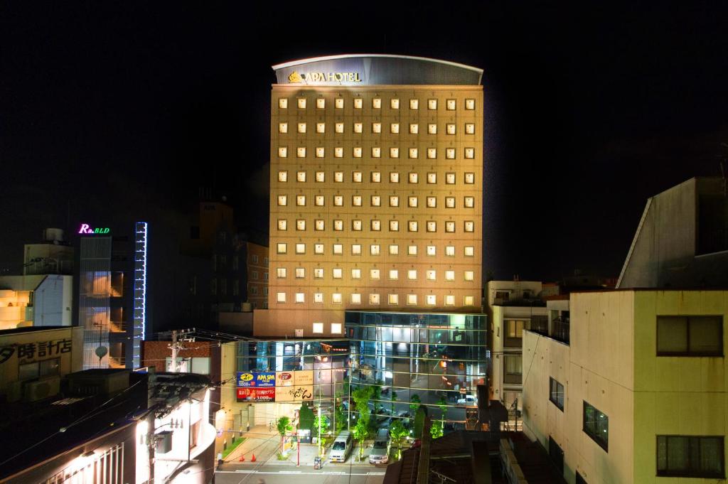Apa Hotel Fukui Katamachi Night Exterior