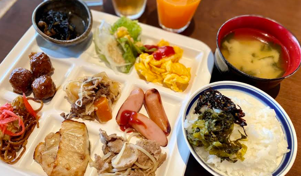 Apa Hotel Takasaki Station Breakfast Tray