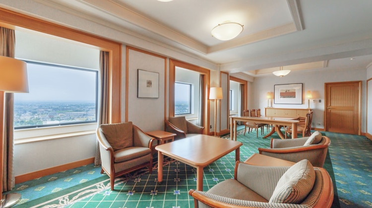 Art Hotel Kashima Central Suite Living Room