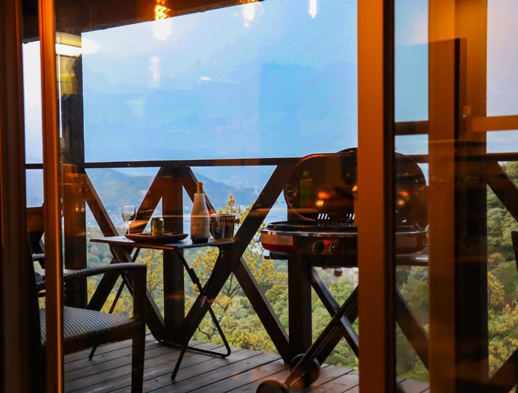 Atami Ocean Villa Retreat Balcony Bbq View