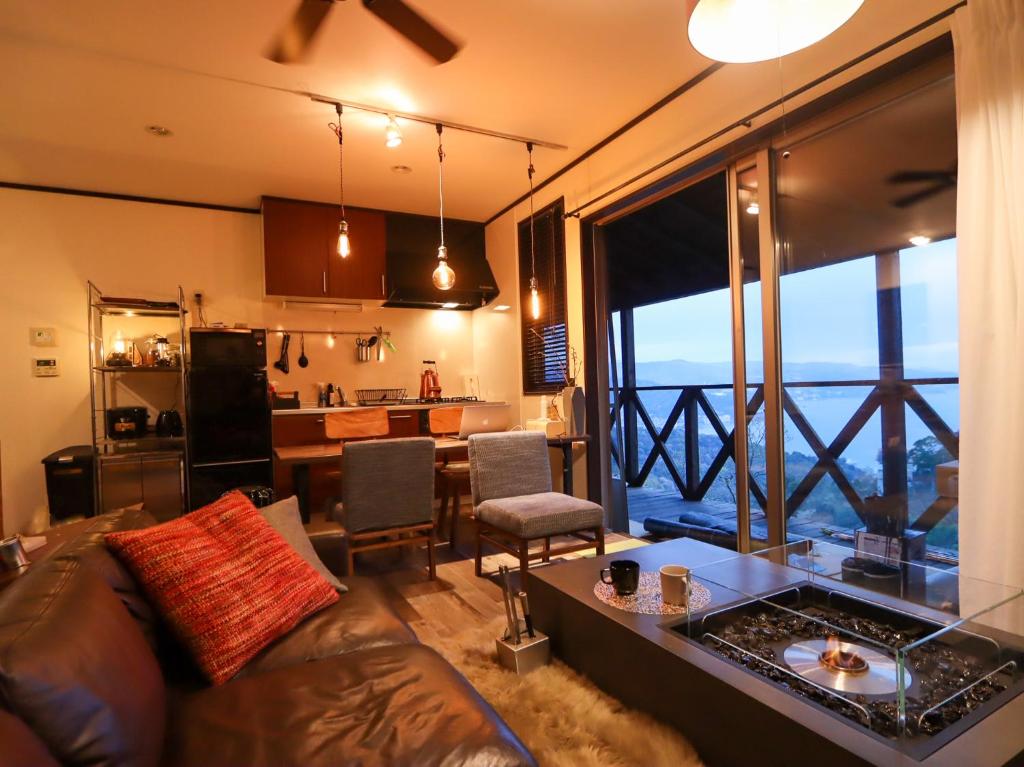 Atami Ocean Villa Retreat Oceanview Living Room
